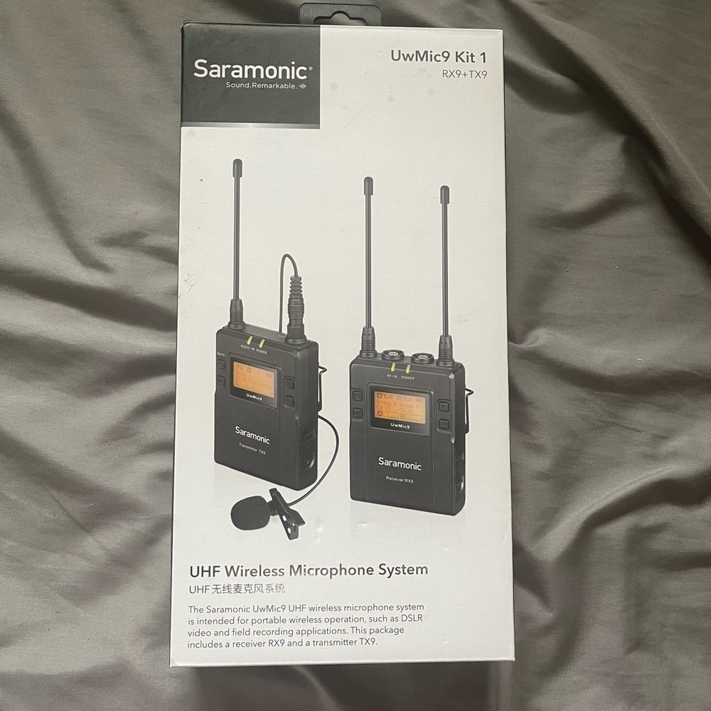 Saramonic UwMic9 wireless microphone for cameras
